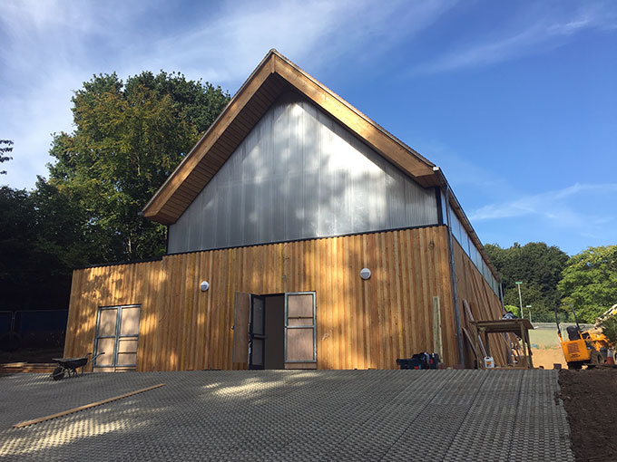 Ightham Scouts pavilion nears completion
