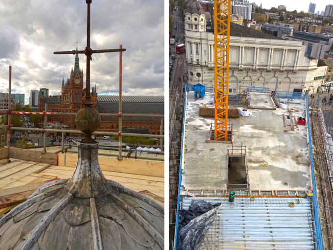 The Lighthouse, King's Cross - Site Progress