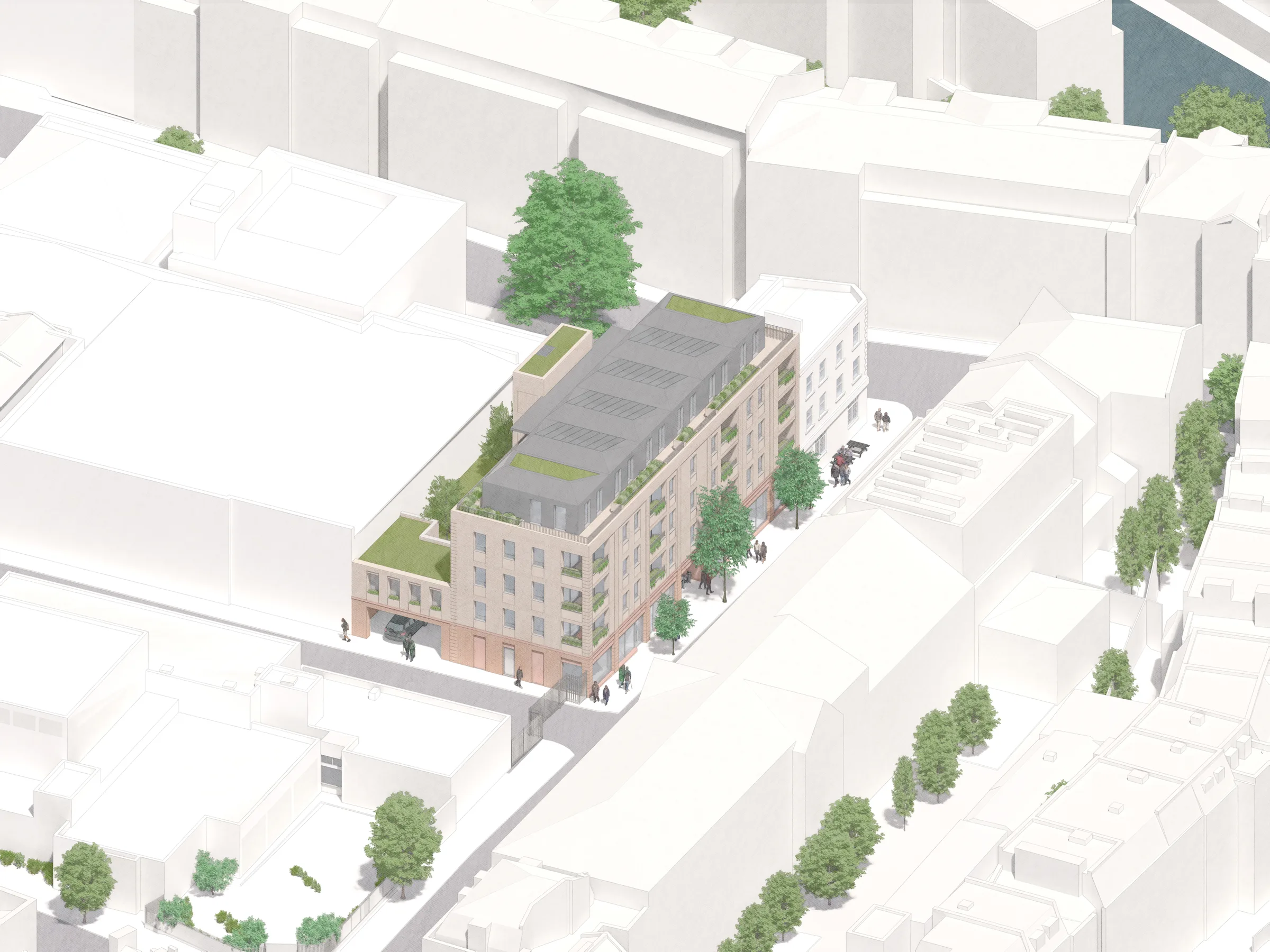 Planning submitted at 21-31 Woodfield Road